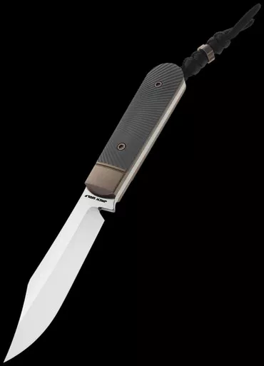 Jack Wolf Knives Backwoods FixEDC Titanium Starburst Fixed Blade