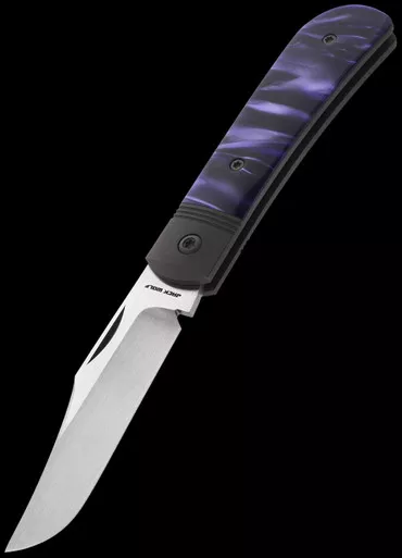 Jack Wolf Knives Benny's Clip Cosmic Folding Knife