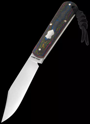Jack Wolf Knives Gateway FIXedc Camo Carbon 80's Fixed Blade