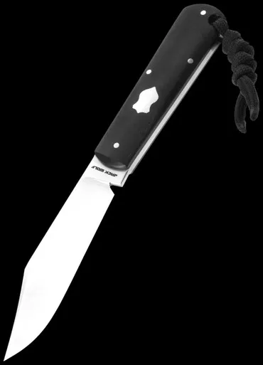 Jack Wolf Knives Gateway FIXedc Ebony Fixed Blade