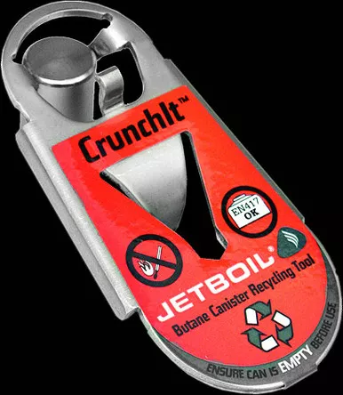 JetBoil CrunchIt Fuel Canister Recycling