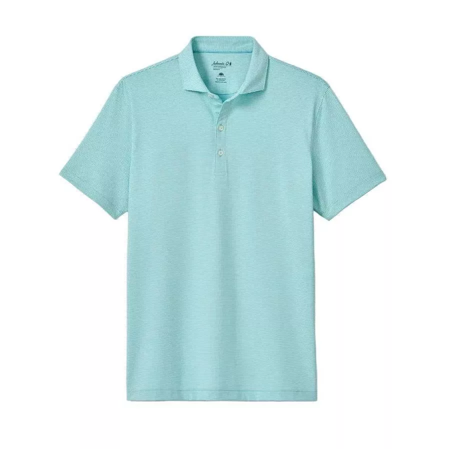 Johnnie-O Lyndonn Stripe Performance Jersey Polo