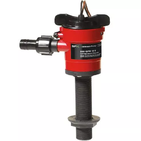 Johnson Pump Cartridge Aerator 500 GPH Straight Intake – 12V• 28503