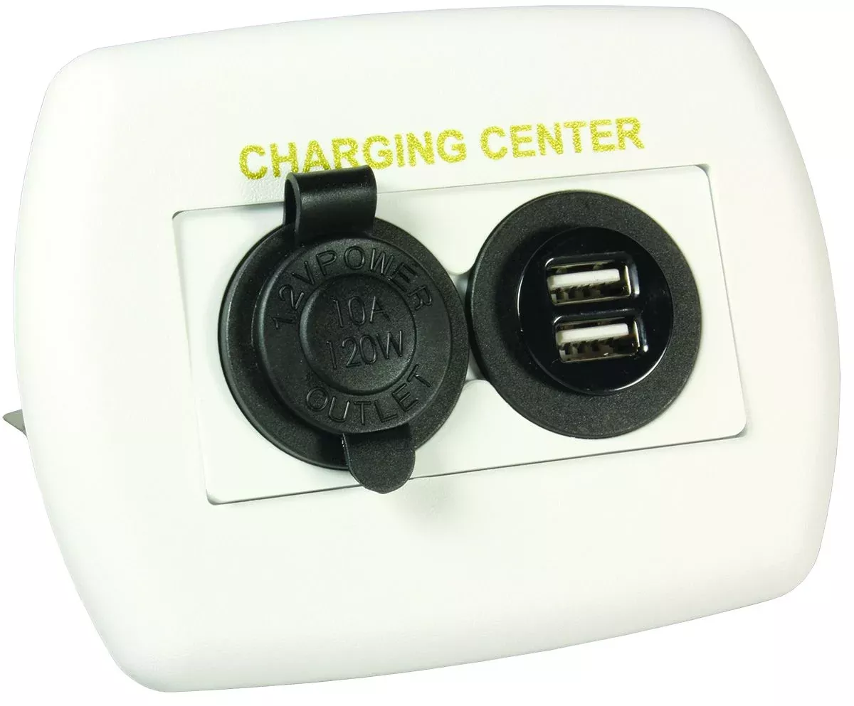 JR Products USB Charging Outlet & Cigarette Outlet• 15085