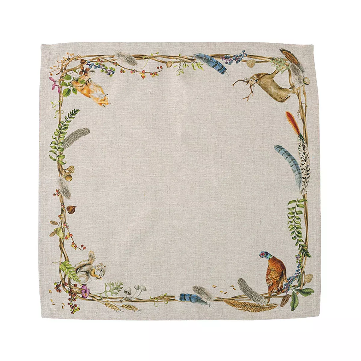 Juliska Forest Walk Napkin with Animals