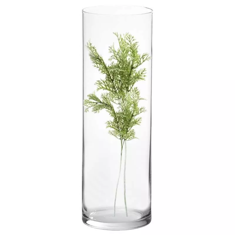 K & K Interiors 30″ Glass Cylinder Container #13374C