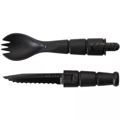 KA-BAR 9099 Spork/Knife (Serrated Edge 2.5" Clip Point Blade)