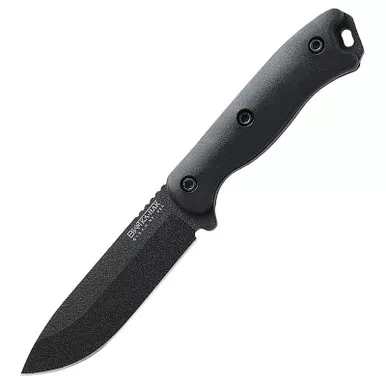 Ka-Bar BK16 Short Becker Fixed 4.38" 1095 Cro-Van Blk Drop Point Zytel Blk