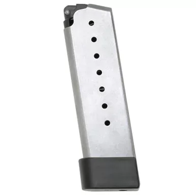 Kahr Arms K9 Models, Except TP9/T9 9mm 8 Round Stainless Steel Finish with Grip Extension Magazine