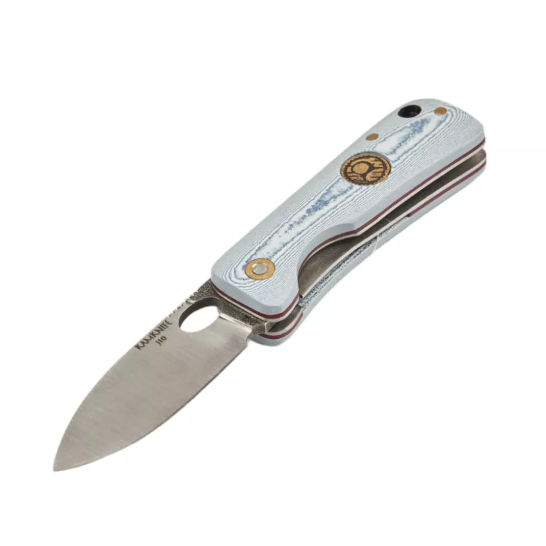 Kam Knife – J10 – D2 Steel – Jean Handle – Pocket Knife