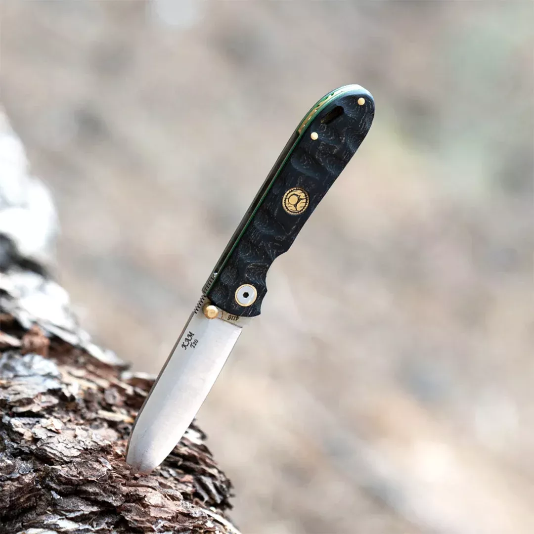 Kam Knife – T20 – 4116 Steel – Black Handle – Pocket Knife