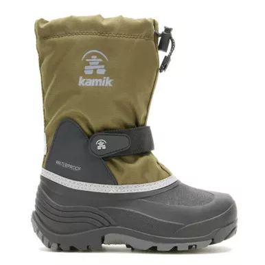 KAMIK Kids Waterbug5 Dark Olive Boots (NK4771S-DOL)