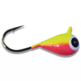 Kenders Tungsten Jig – 5mm – Bright UV Chartreuse Pink