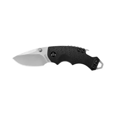 Kershaw 8700 Shuffle Folding Knife Drop Point 2.40" 8Cr14MoV Plain Edge Blade, Black Handle