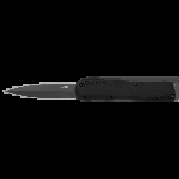 Kershaw Livewire Double Edge Black Magnacut Blade Out the Front Knife