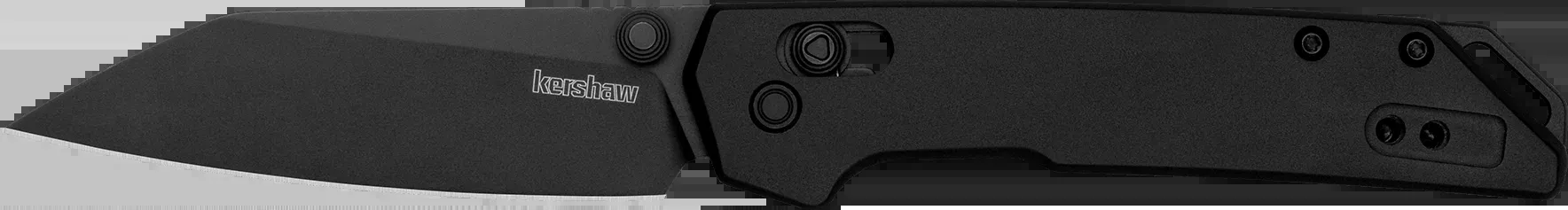 Kershaw Mini Iridium Folding Knife with D2 Tool Steel Reverse Tanto, DuraLock, KVT Bearings 2051RBLK