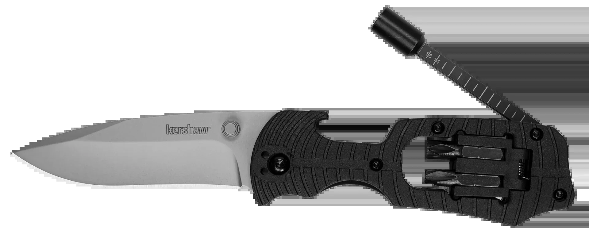 Kershaw Select Fire Multi-Function Folding Knife with 8Cr13MoV Blade and Bit Driver, 1920