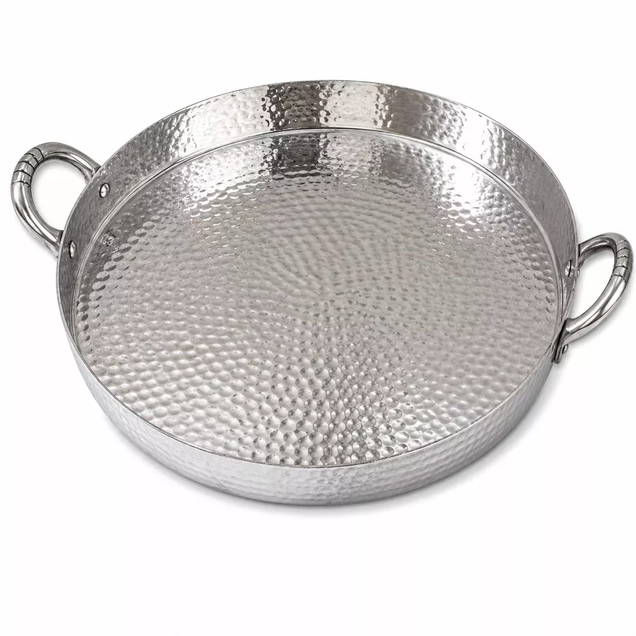 Kevin's 21" Hammered Round Tray