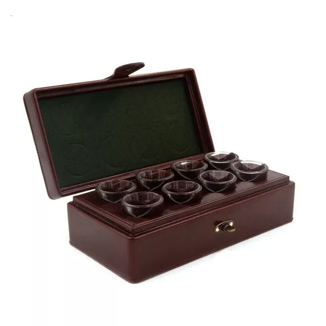 Kevin's 8 Shot Glass Leather Case