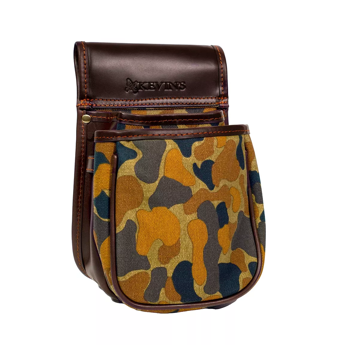 Kevin's Brown Vintage Camo Hip Shell Pouch