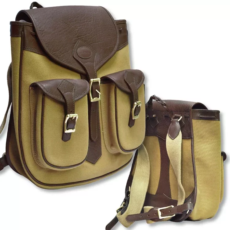 Kevin's Canvas Back Pack w/ Leather Lining