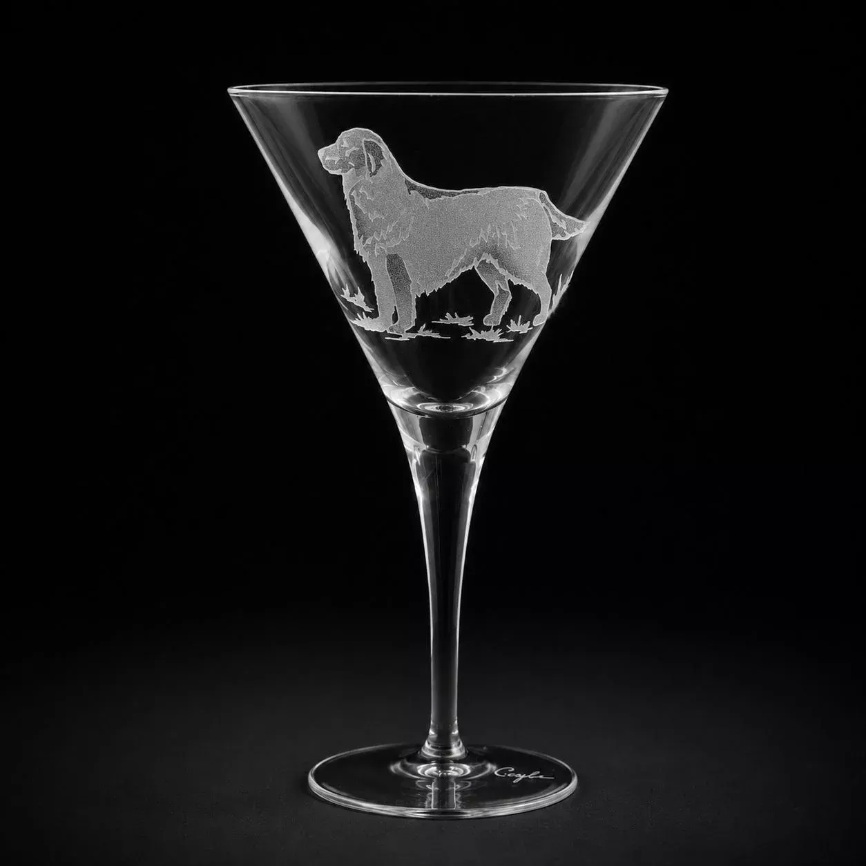 Kevin's Crystal Martini Glass