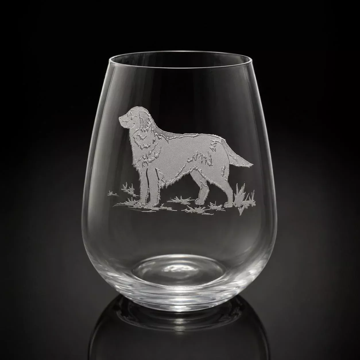 Kevin's Crystal Stemless Wine Glass