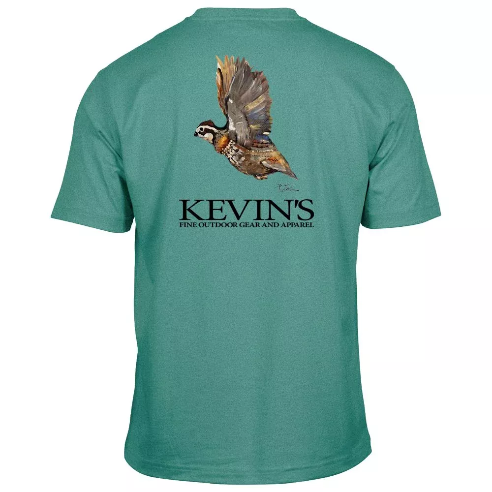 Kevin's Dirk Walker Flying Quail Short Sleeve T-Shirt