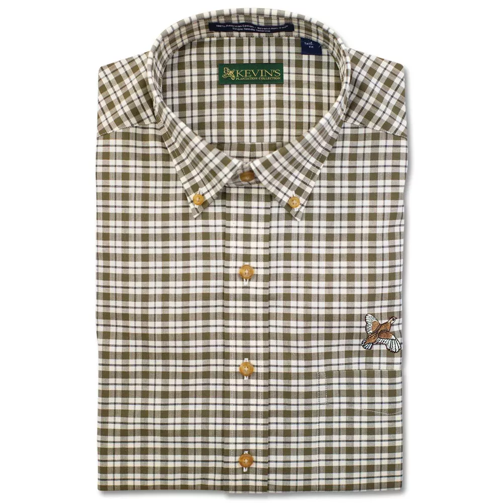 Kevin's Doyle Quail Embroidered Long Sleeve Shirt