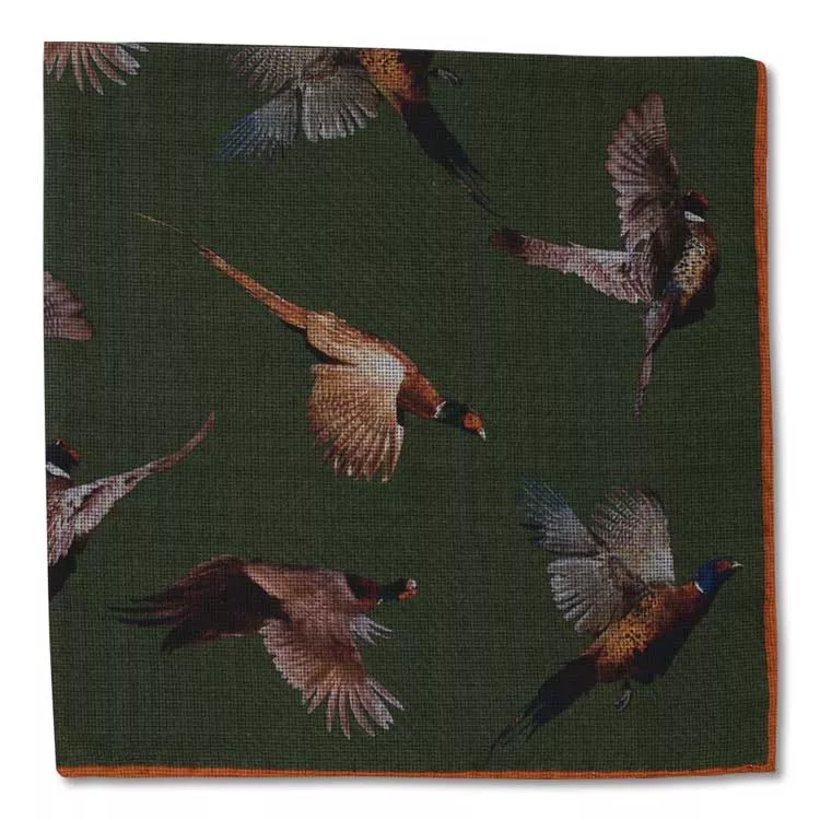 Kevin's Finest Game Birds Pocket Square