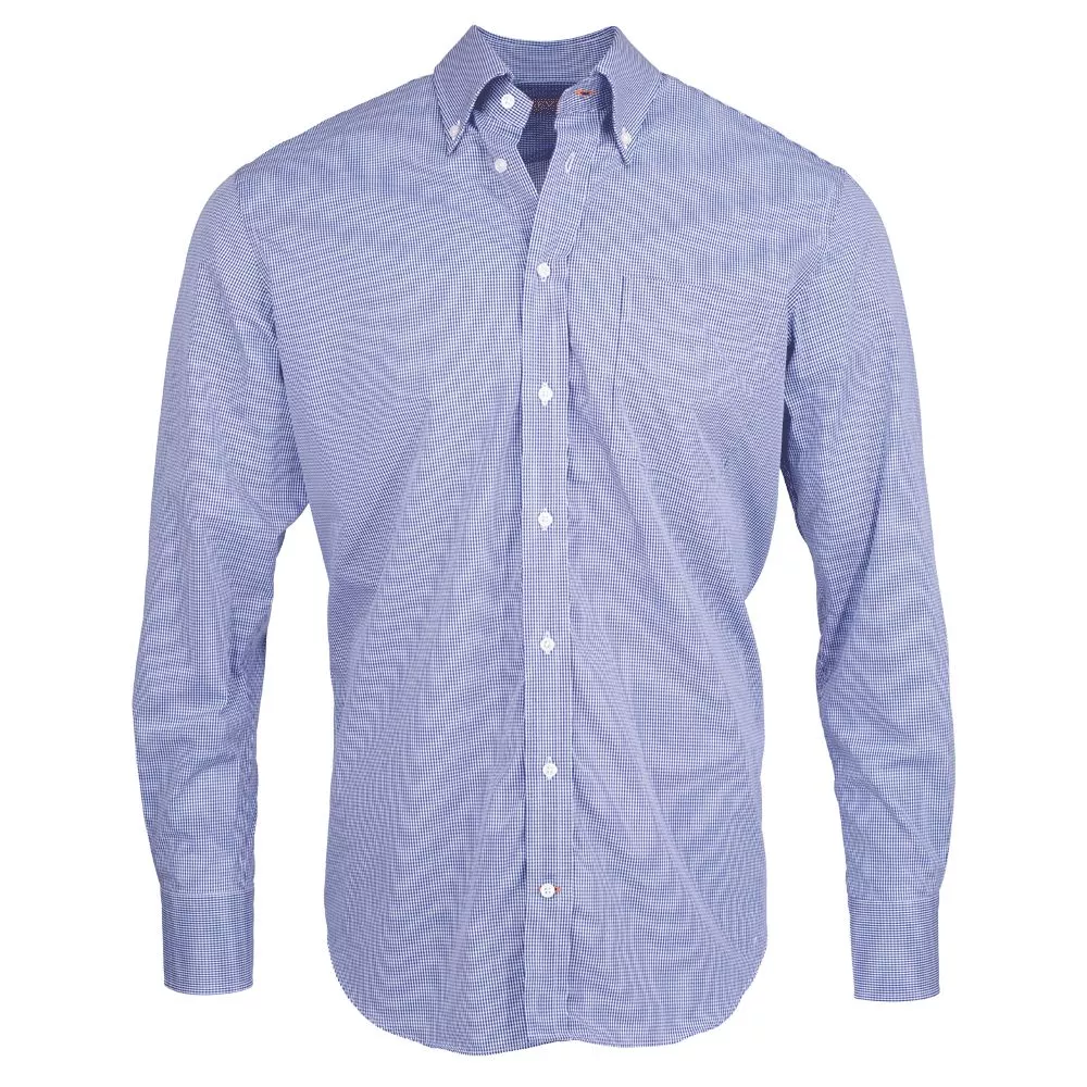 Kevin's Finest Navy Blue Gingham Shirt