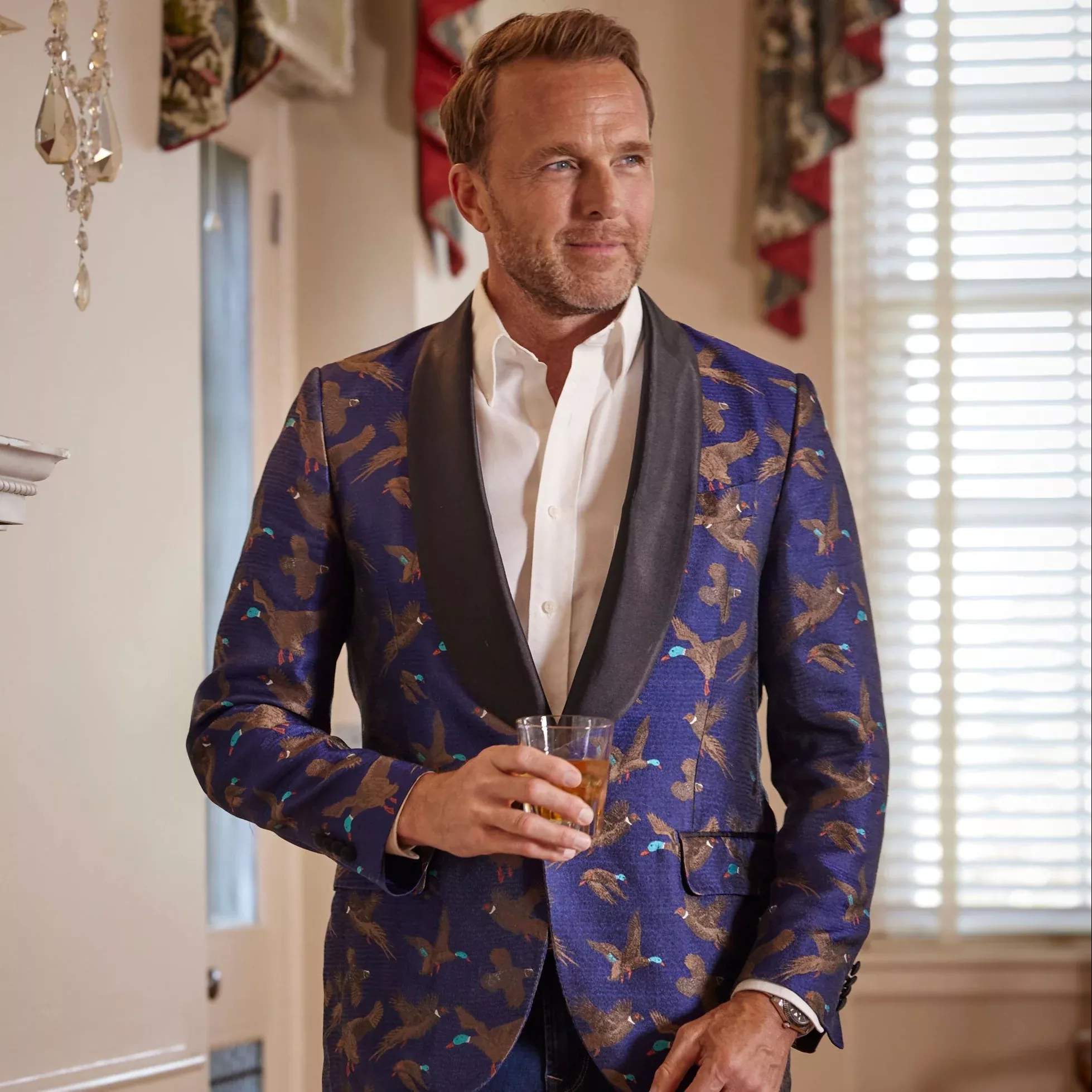 Kevin's Finest Silk Gamebirds Dinner Jacket