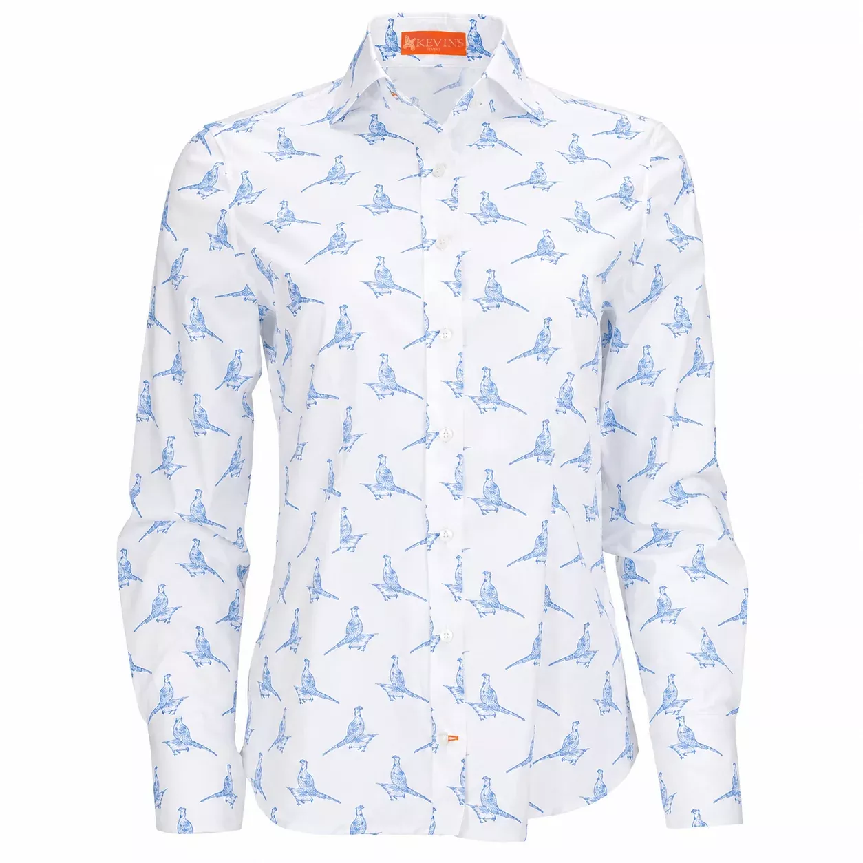 Kevin's Finest Women's Blue Pheasant Blouse