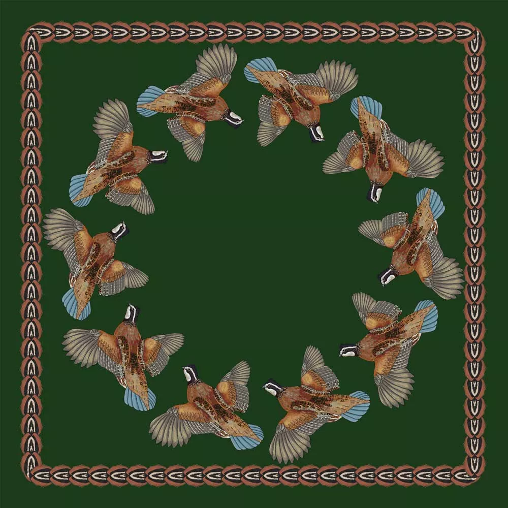 Kevin's Flying Quail Ring Scarf