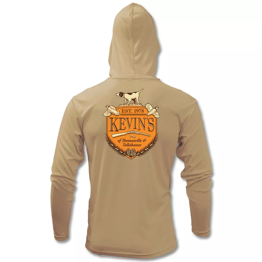 Kevin's Kids Crest Performance Long Sleeve Hoodie