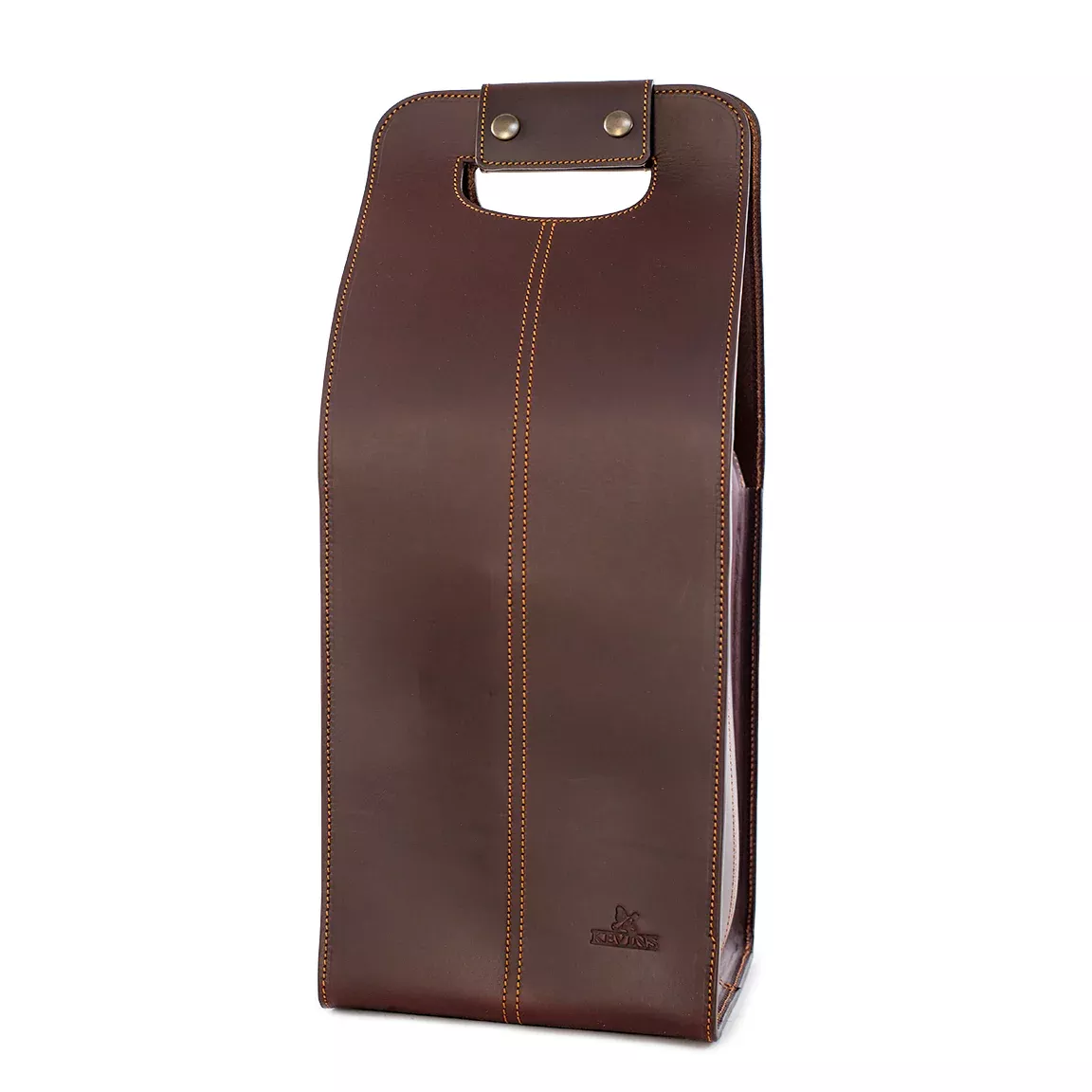 Kevin's Leather 4 Bottle Tote