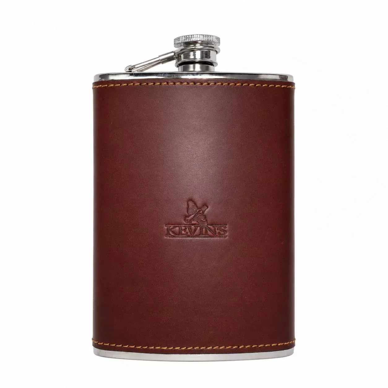Kevin's Leather Wrapped 8 oz Flask