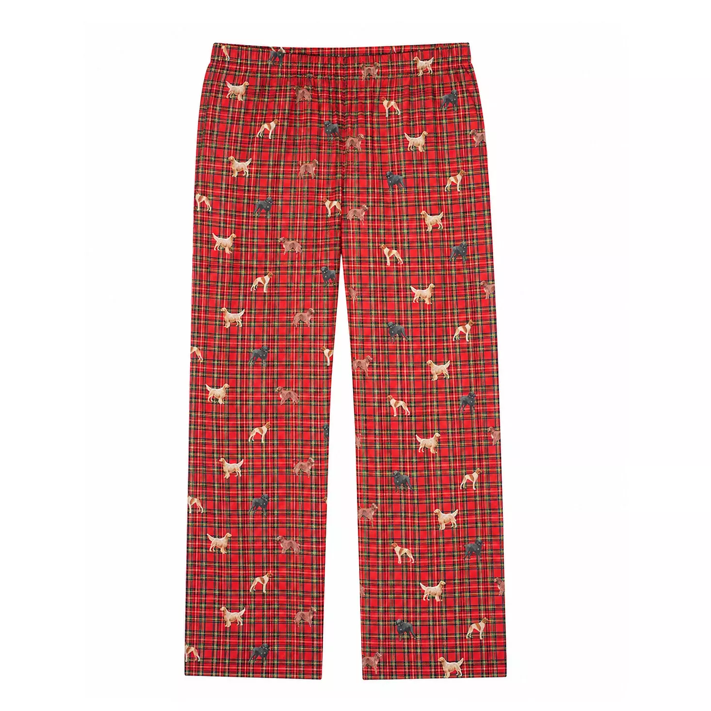 Kevin's Men's Holiday Tartan Hunt Dog Pajama Bottoms
