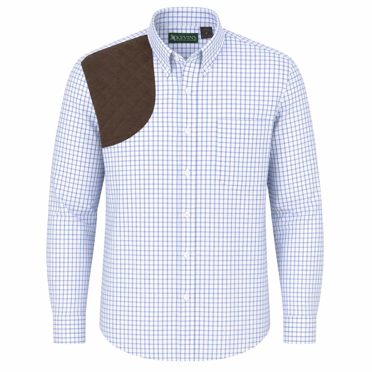 Kevin's Performance Tattersall Right Patch Long Sleeve Shooting Shirt