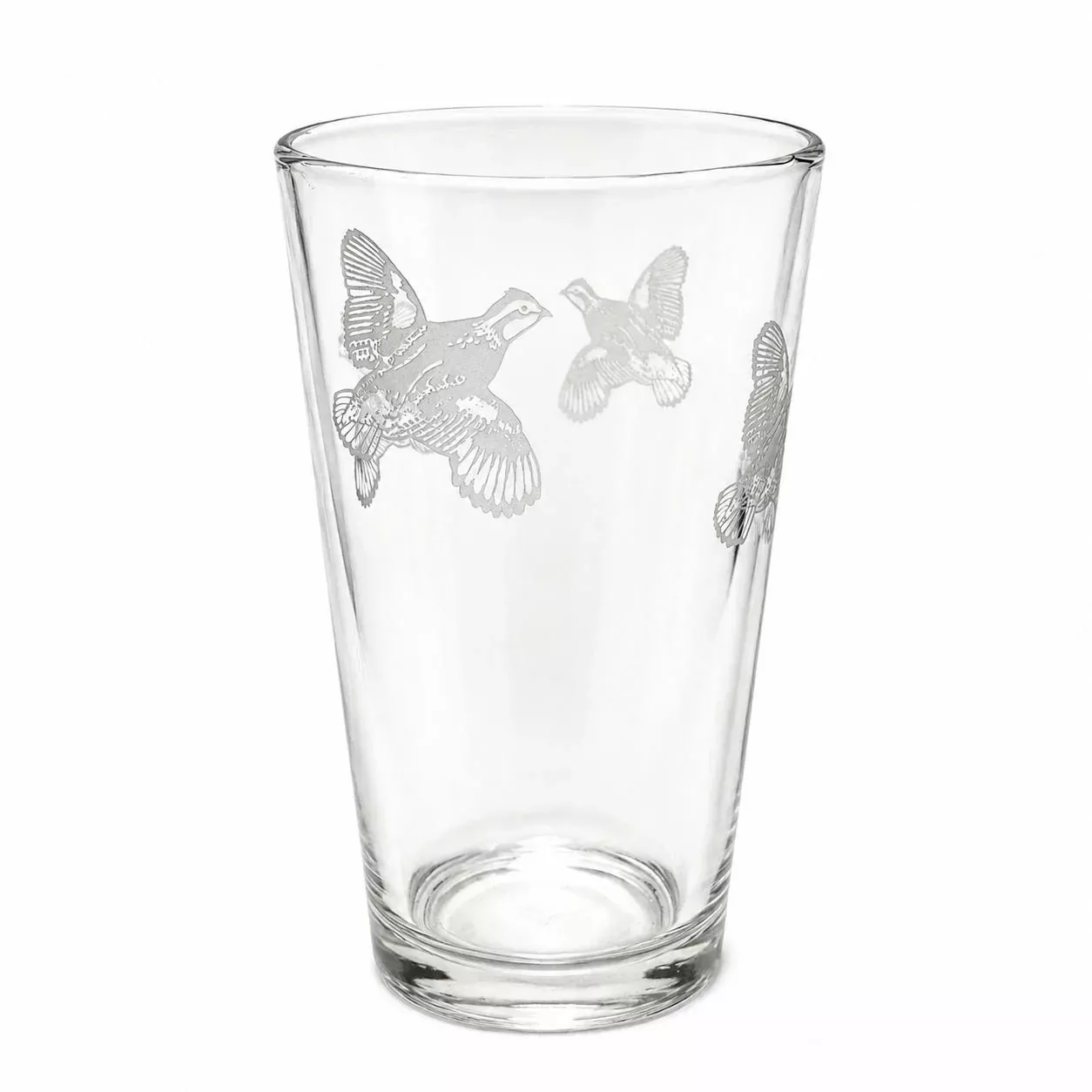 Kevin's Quail 16 oz Ice Tea Pint Glass