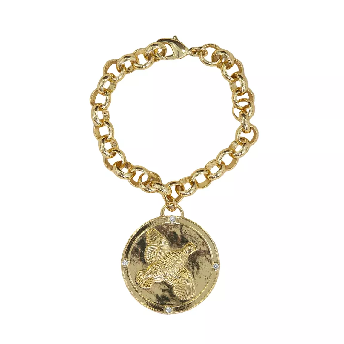 Kevin's Quail Charm Bracelet