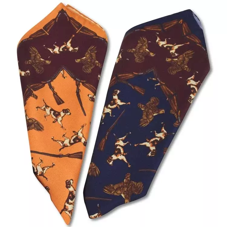 Kevin's Quail Hunt Pocket Square