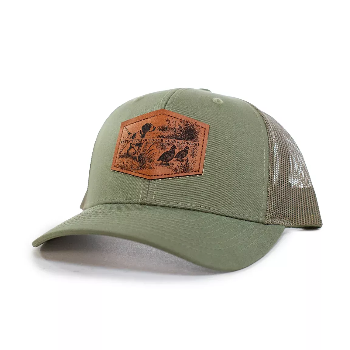 Kevin's Richardson Leather Pointer Patch Cap