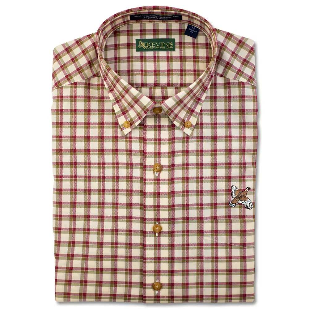 Kevin's Sparks Quail Embroidered Long Sleeve Shirt