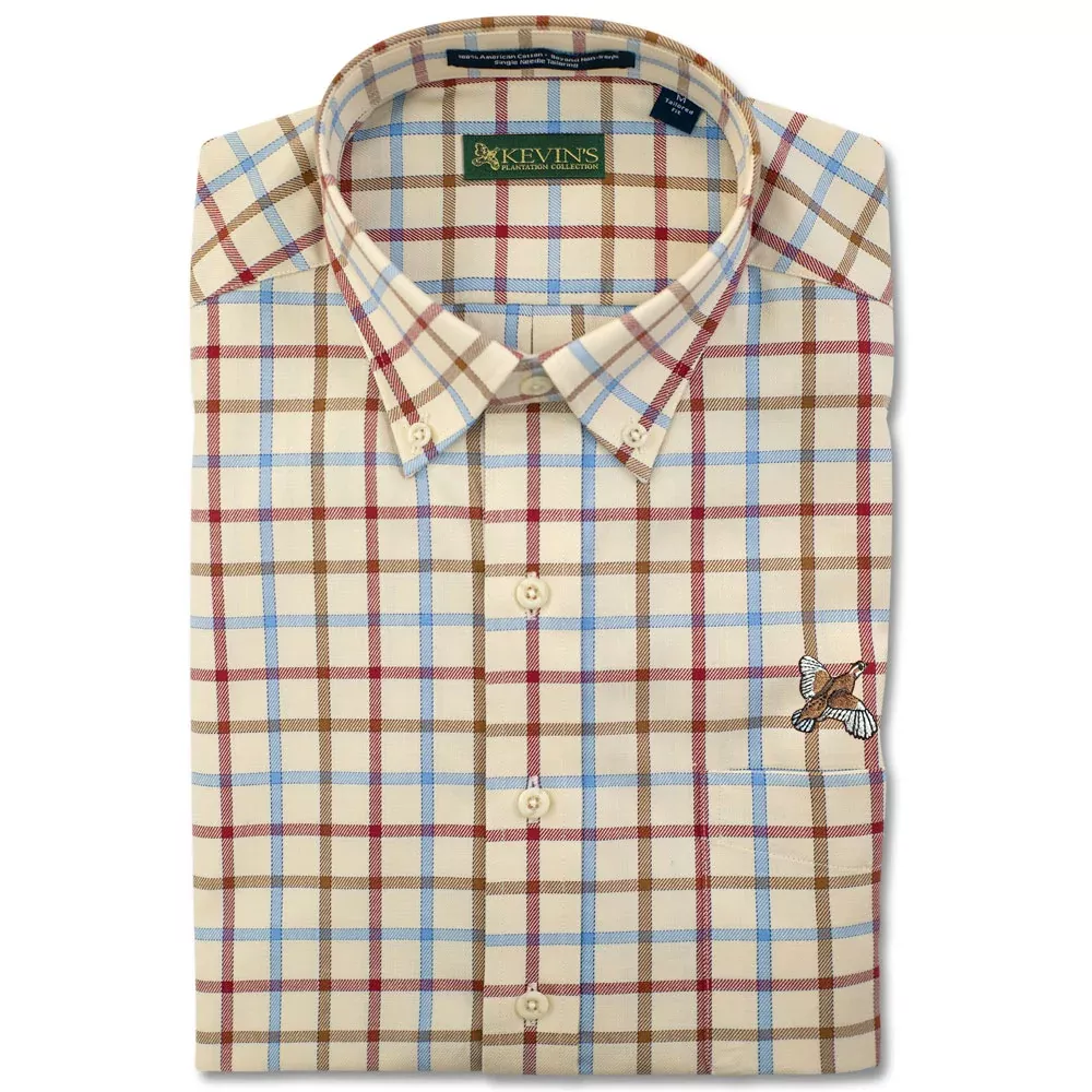 Kevin's Stefan Quail Embroidered Long Sleeve Shirt