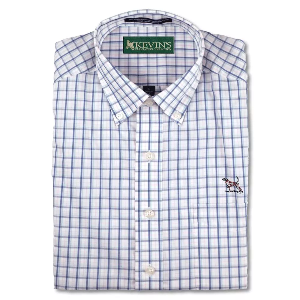 Kevin's Wrinkle Free Short Sleeve Pedro Pointer Shirt