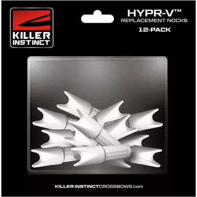 Killer Instinct Hypr-v Nocks White 12 Pk.