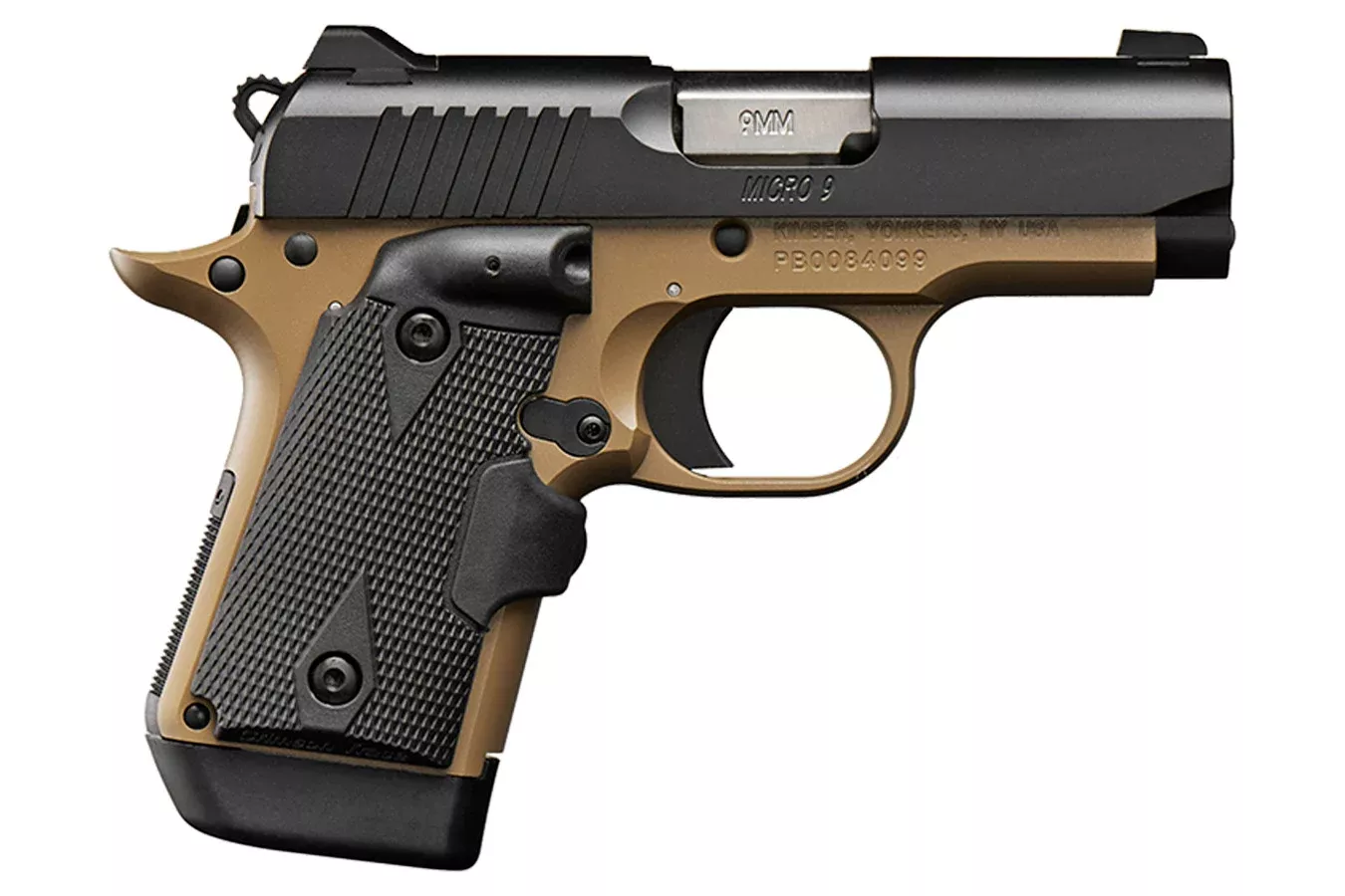 Kimber Micro 9 Desert Night 9mm with Crimson Trace Lasergrips