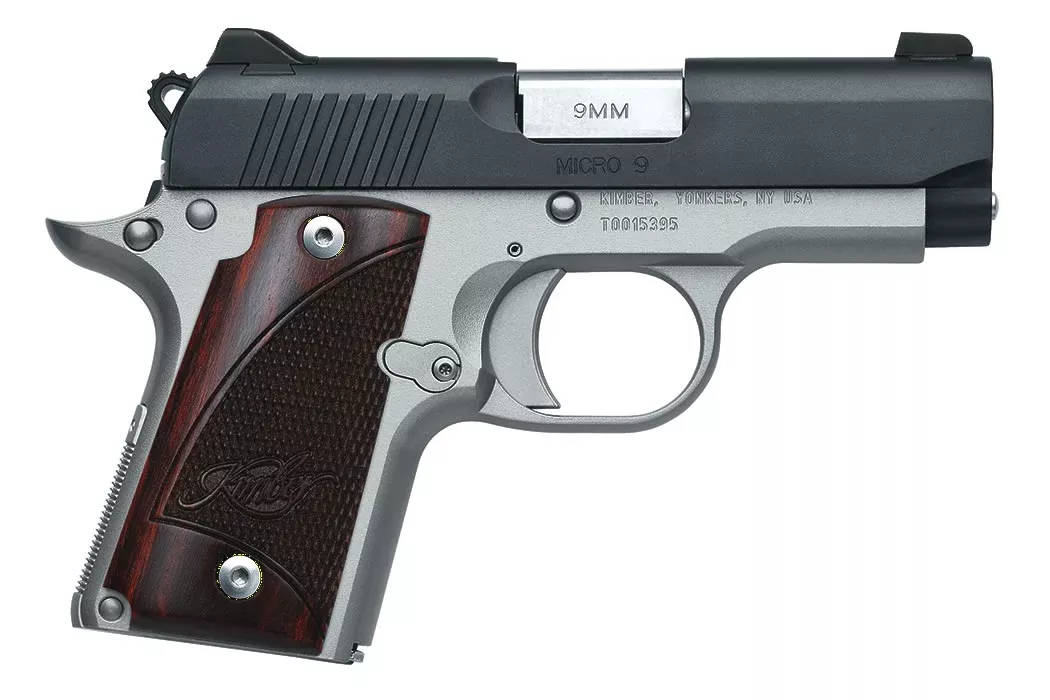 Kimber Micro 9 Two-Tone 9mm with Rosewood Grips