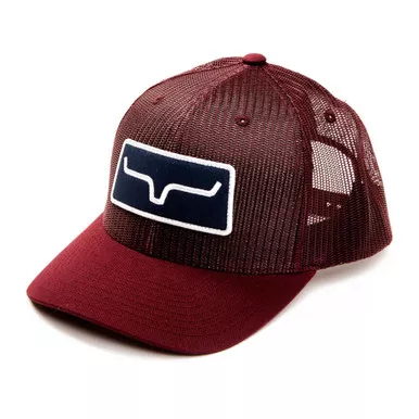 KIMES RANCH All Mesh Burgundy Trucker Cap (MESH-BUR)